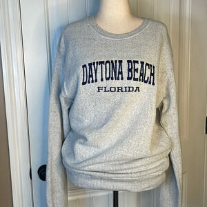 Daytona Beach Sweatshirt | Soft Cozy Daytona Beach Florida Crewneck Sweater XL